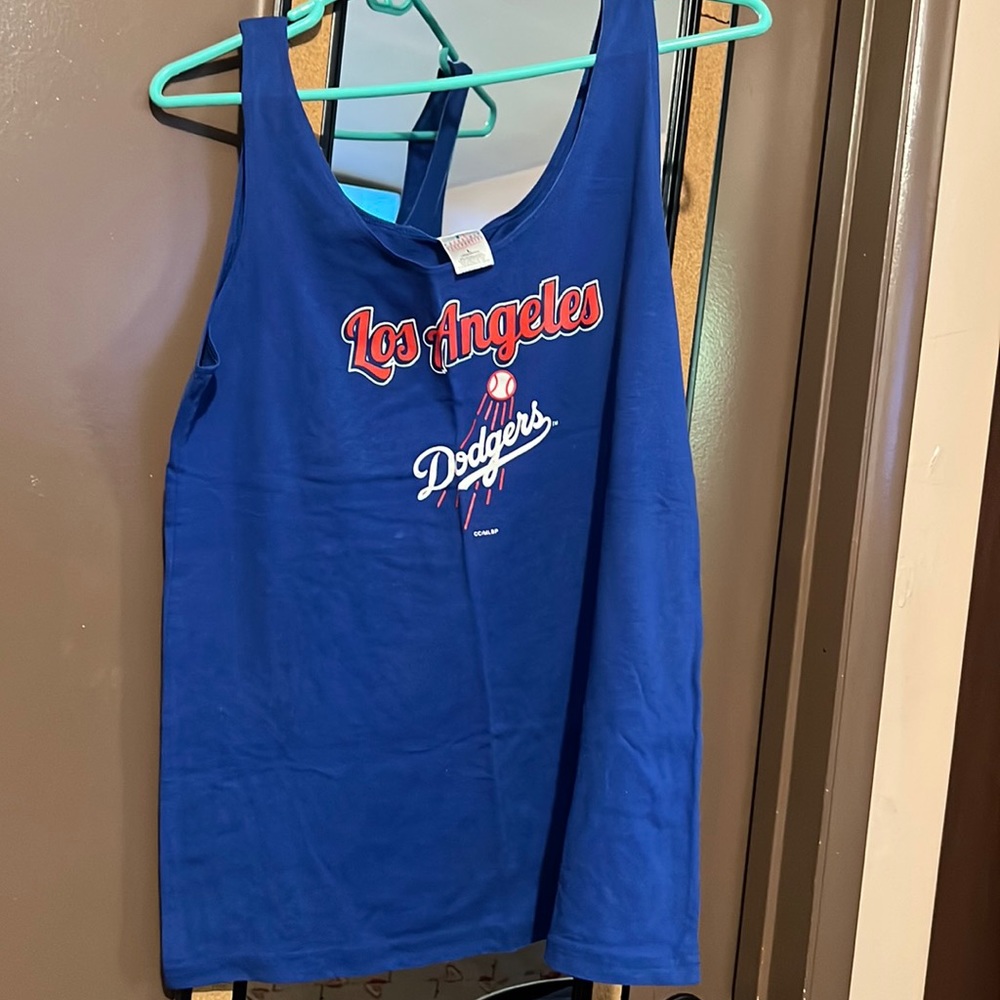 Slightly used dodgers tank top